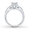 Thumbnail Image 2 of Previously Owned Diamond Engagement Ring 3/4 ct tw Princess-cut 14K White Gold