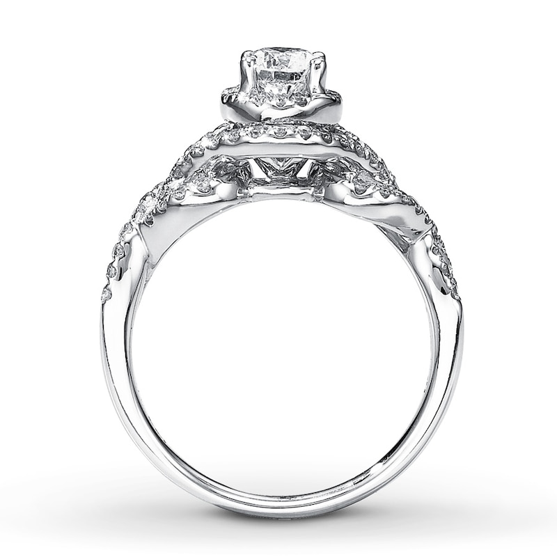 Main Image 2 of Previously Owned Diamond Engagement Ring 1 ct tw 14K White Gold