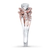 Thumbnail Image 3 of Previously Owned Diamond Engagement Ring 7/8 ct tw Round-cut 14K Two-Tone Gold