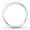 Thumbnail Image 2 of Previously Owned Men's Diamond Wedding Band 1/15 ct tw Round-cut 10K White Gold