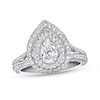Thumbnail Image 0 of Previously Owned Neil Lane Diamond Engagement Ring 1-3/4 cttw Pear/Round 14K White Gold