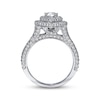 Thumbnail Image 2 of Previously Owned Neil Lane Diamond Engagement Ring 1-3/4 cttw Pear/Round 14K White Gold