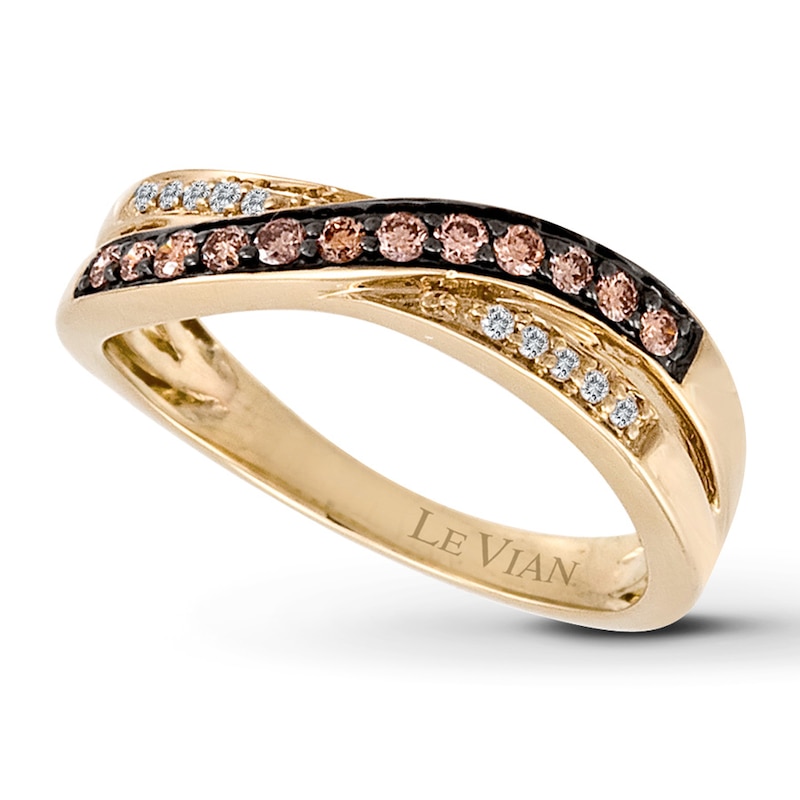 Previously Owned Le Vian Diamond Ring 1/4 ct tw Round-cut 14K Honey Gold