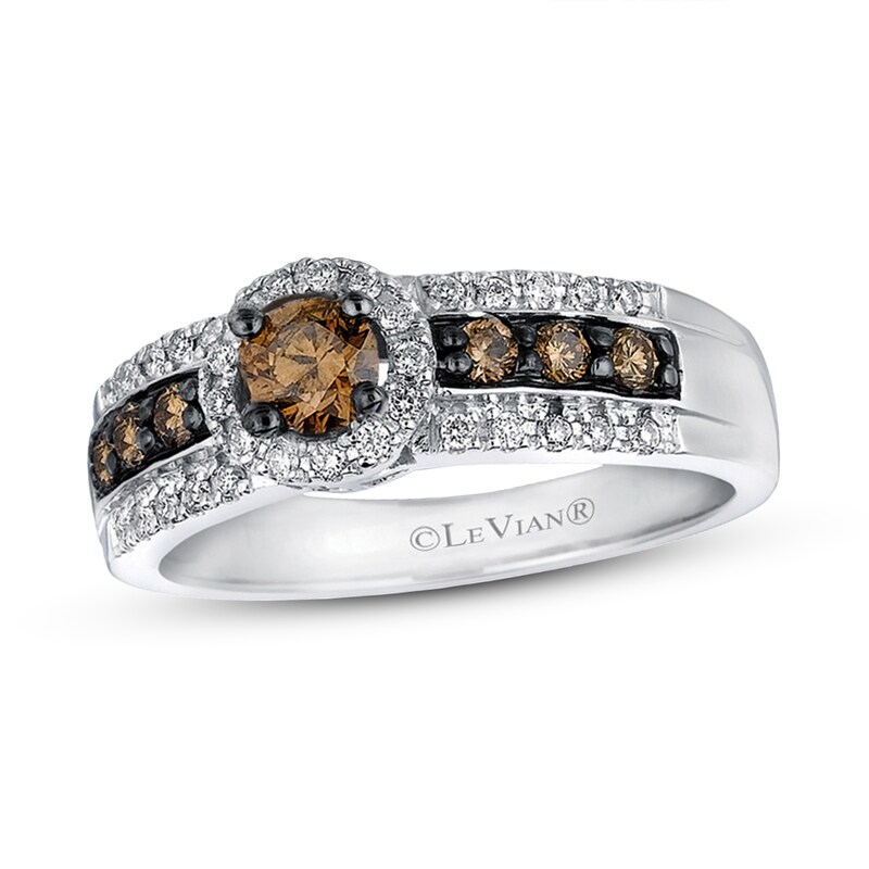 Main Image 1 of Previously Owned Le Vian Diamond Fashion Ring 1/2 ct tw 14K Vanilla Gold
