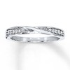 Thumbnail Image 1 of Previously Owned Diamond Wedding Band 1/15 ct tw 10K White Gold