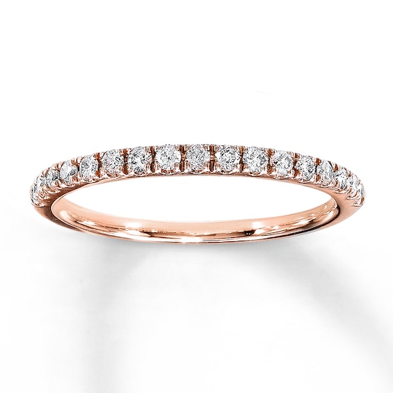 Previously Owned Diamond Anniversary Band 1/ ct tw Round-cut 10K Rose Gold