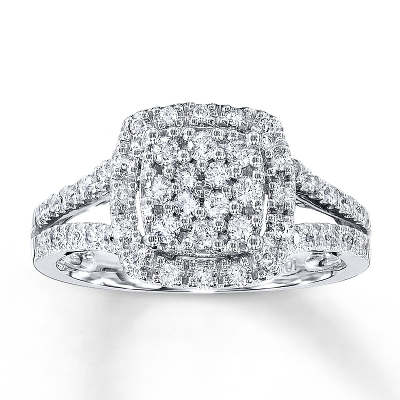 Main Image 1 of Previously Owned Ring 1/2 ct tw Diamonds 10K White Gold