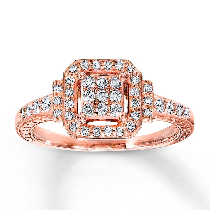 Main Image 1 of Previously Owned Diamond Ring 3/8 ct tw 10K Rose Gold
