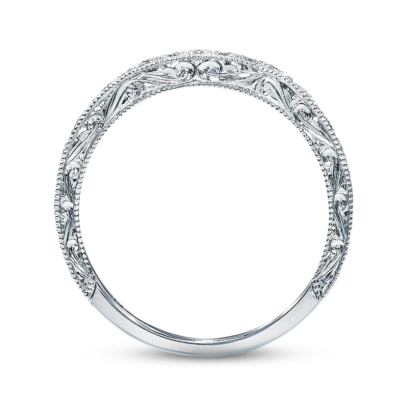 Main Image 2 of Previously Owned Neil Lane Diamond Wedding Band 1/3 ct tw Round-cut 14K White Gold Size 5