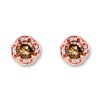 Thumbnail Image 1 of Previously Owned Le Vian Chocolate Diamonds 3/4 cttw Earrings 14K Rose Gold