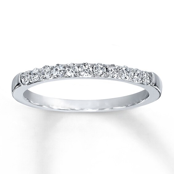 Previously Owned Diamond Anniversary Band 1/4 ct tw Round-Cut 14K White Gold
