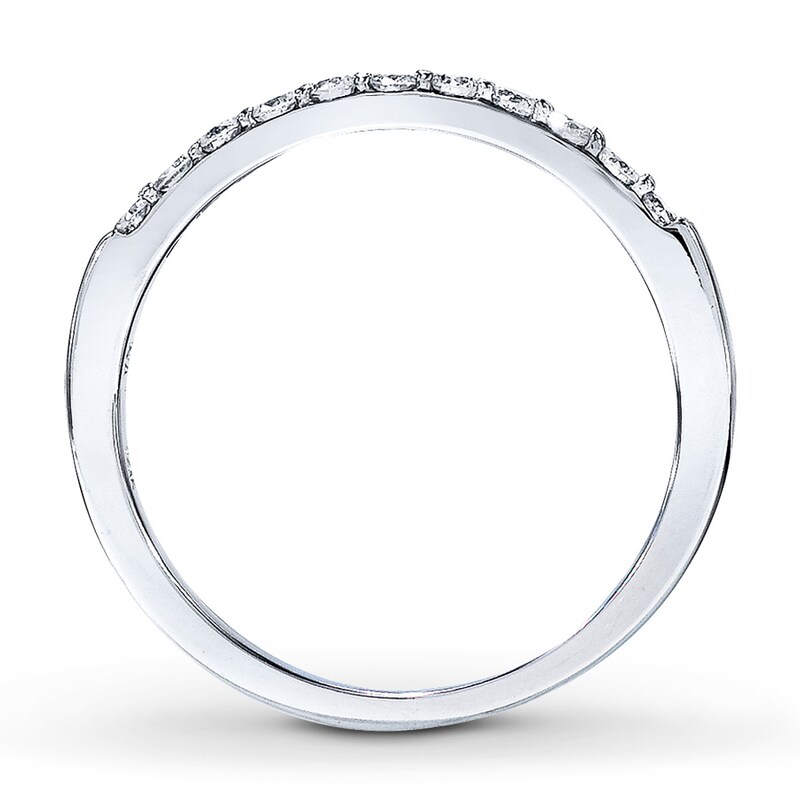 Main Image 2 of Previously Owned Diamond Anniversary Band 1/4 ct tw Round-Cut 14K White Gold