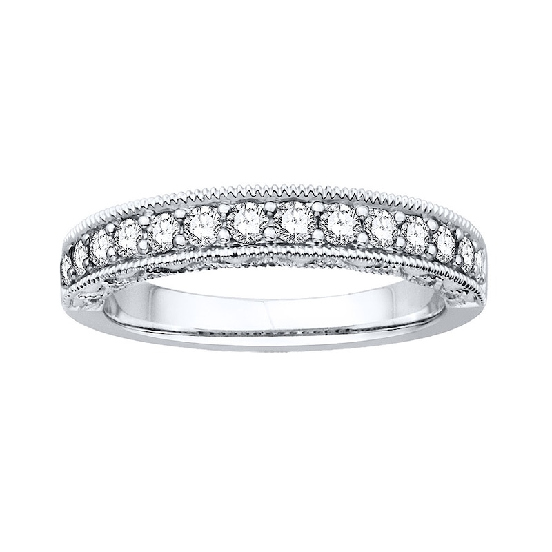 Previously Owned Diamond Ring 1/2 ct tw Round 14K White Gold