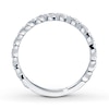 Thumbnail Image 2 of Previously Owned Anniversary Ring 1/10 ct tw Round-cut Diamonds 14K White Gold