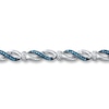 Thumbnail Image 1 of Previously Owned Diamond Bracelet 1/5 ct tw Sterling Silver 7"