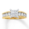 Thumbnail Image 0 of Previously Owned Ring 1-3/4 carats tw Diamonds 14K Yellow Gold