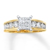 Thumbnail Image 1 of Previously Owned Ring 1-3/4 carats tw Diamonds 14K Yellow Gold