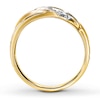 Previously Owned Men's Wedding Band 1/4 ct tw Round-cut Diamonds 10K Yellow Gold