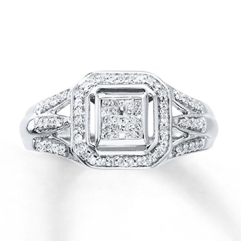 Main Image 1 of Previously Owned Ring 1/4 ct tw Diamonds Sterling Silver
