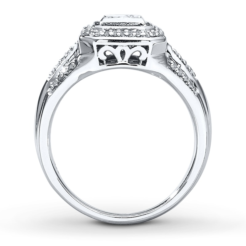Main Image 2 of Previously Owned Ring 1/4 ct tw Diamonds Sterling Silver