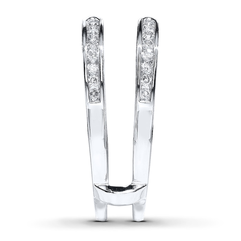 Main Image 3 of Previously Owned Diamond Enhancer Ring 3/8 Carat tw Round-cut 14K White Gold