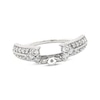 Thumbnail Image 1 of Previously Owned Diamond Enhancer Ring 3/8 ct tw Round-cut 14K White Gold