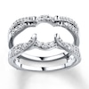 Thumbnail Image 0 of Previously Owned Diamond Enhancer Ring 1/2 ct tw 14K White Gold