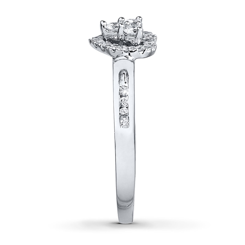 Previously Owned Ring 3/8 ct tw Diamonds 10K White Gold