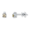 Thumbnail Image 1 of Previously Owned Le Vian Chocolate Diamond Earrings 1/3 ct tw