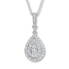 Thumbnail Image 1 of Previously Owned Neil Lane Designs 1/2 ct tw Diamonds 14K White Gold Necklace