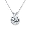 Thumbnail Image 1 of Previously Owned Diamond Necklace 1/3 carat Round-cut 10K White Gold