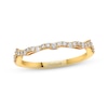 Thumbnail Image 1 of Previously Owned Le Vian Bridal Diamond Contoured Wedding Band 1/5 ct tw 14K Honey Gold