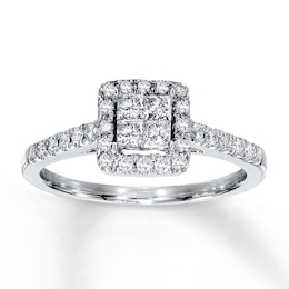 Previously Owned Diamond Engagement Ring 1/2 ct tw 14K Gold