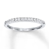Thumbnail Image 1 of Previously Owned Wedding Band 1/8 ct tw Diamonds 14K White Gold