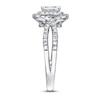 Previously Owned Diamond Engagement Ring 1 ct tw Emerald-cut 14K White Gold