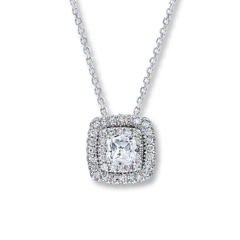 Main Image 1 of Previously Owned Neil Lane Diamond Necklace 1 cttw 14K White Gold