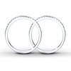 Thumbnail Image 2 of Previously Owned Diamond Wedding Bands 3/8 ct tw Round-cut 14K White Gold