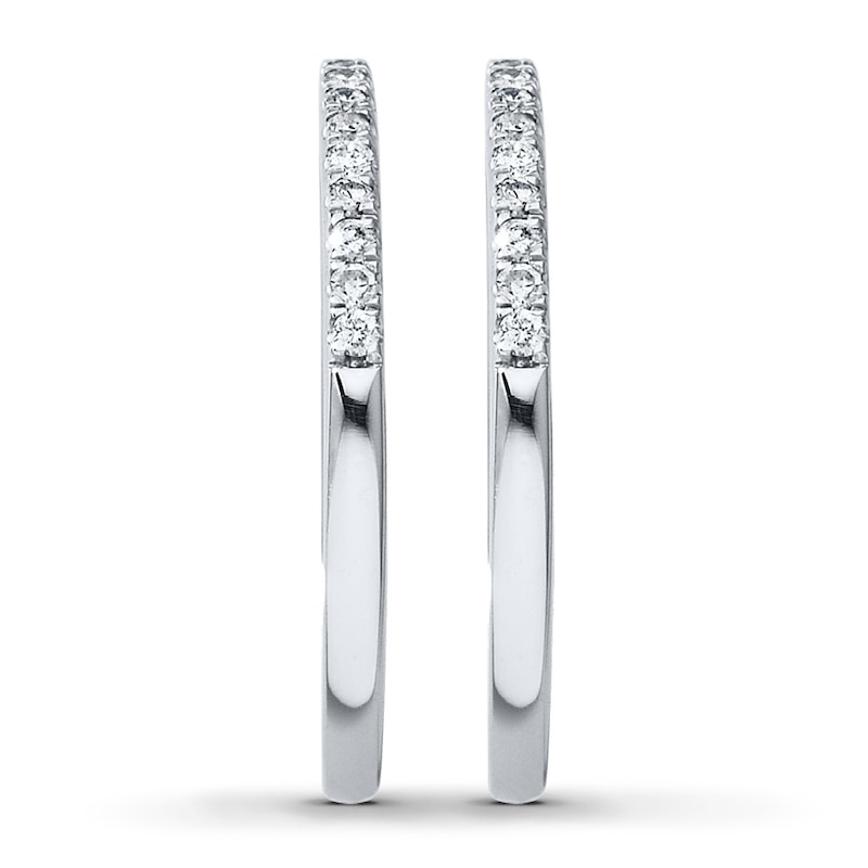 Main Image 3 of Previously Owned Diamond Wedding Bands 3/8 ct tw Round-cut 14K White Gold