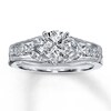 Thumbnail Image 4 of Previously Owned Diamond Enhancer Ring 1/6 ct tw Round-Cut 14K White Gold