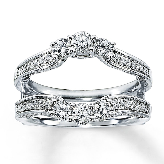 Previously Owned Diamond Enhancer Ring 1 ct tw 14K White Gold Size 6.75