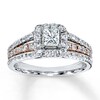 Thumbnail Image 1 of Previously Owned Diamond Ring 1-1/5 cts tw 14K Two-Tone Gold