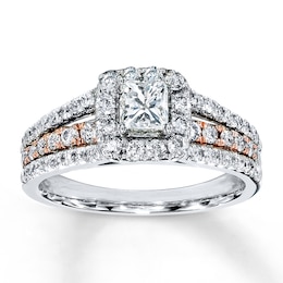 Previously Owned Diamond Ring 1-1/5 cts tw 14K Two-Tone Gold