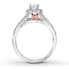 Thumbnail Image 2 of Previously Owned Diamond Ring 1-1/5 cts tw 14K Two-Tone Gold