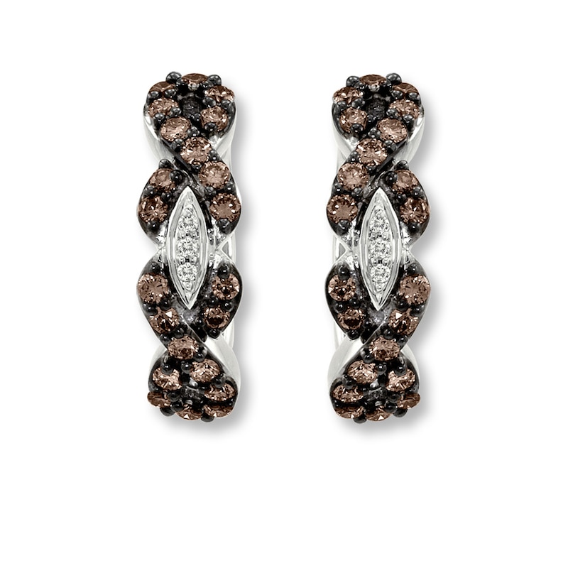 Main Image 1 of Previously Owned Le Vian Chocolate Diamonds 5/8 ct tw Earrings 14K Vanilla Gold