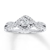 Thumbnail Image 1 of Previously Owned Diamond Engagement Ring 1/2 ct tw Round-cut 14K White Gold