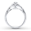 Thumbnail Image 2 of Previously Owned Diamond Engagement Ring 1/2 ct tw Round-cut 14K White Gold