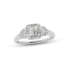 Thumbnail Image 1 of Previously Owned Multi-Diamond Engagement Ring 1/2 ct tw 10K White Gold