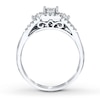 Thumbnail Image 2 of Previously Owned Bridal Set 1/3 ct tw Diamonds 10K White Gold