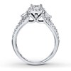Thumbnail Image 2 of Previously Owned 3-Stone Diamond Ring 1-1/2 ct tw Princess-cut 14K White Gold