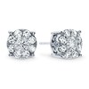 Previously Owned Diamond Earrings 1 ct tw Round-cut 14K White Gold
